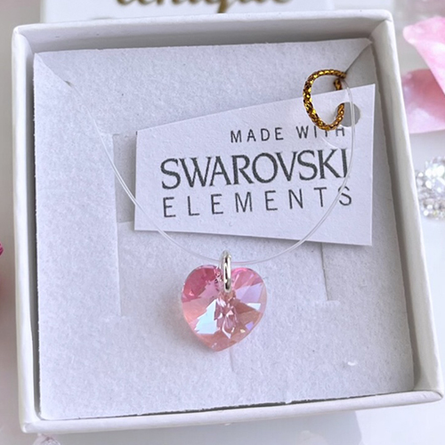 Колие SWAROVSKI® Light Rose AB