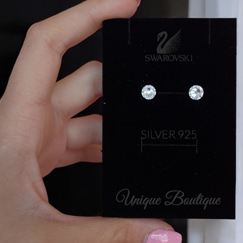 Обеци с кристали Swarovski