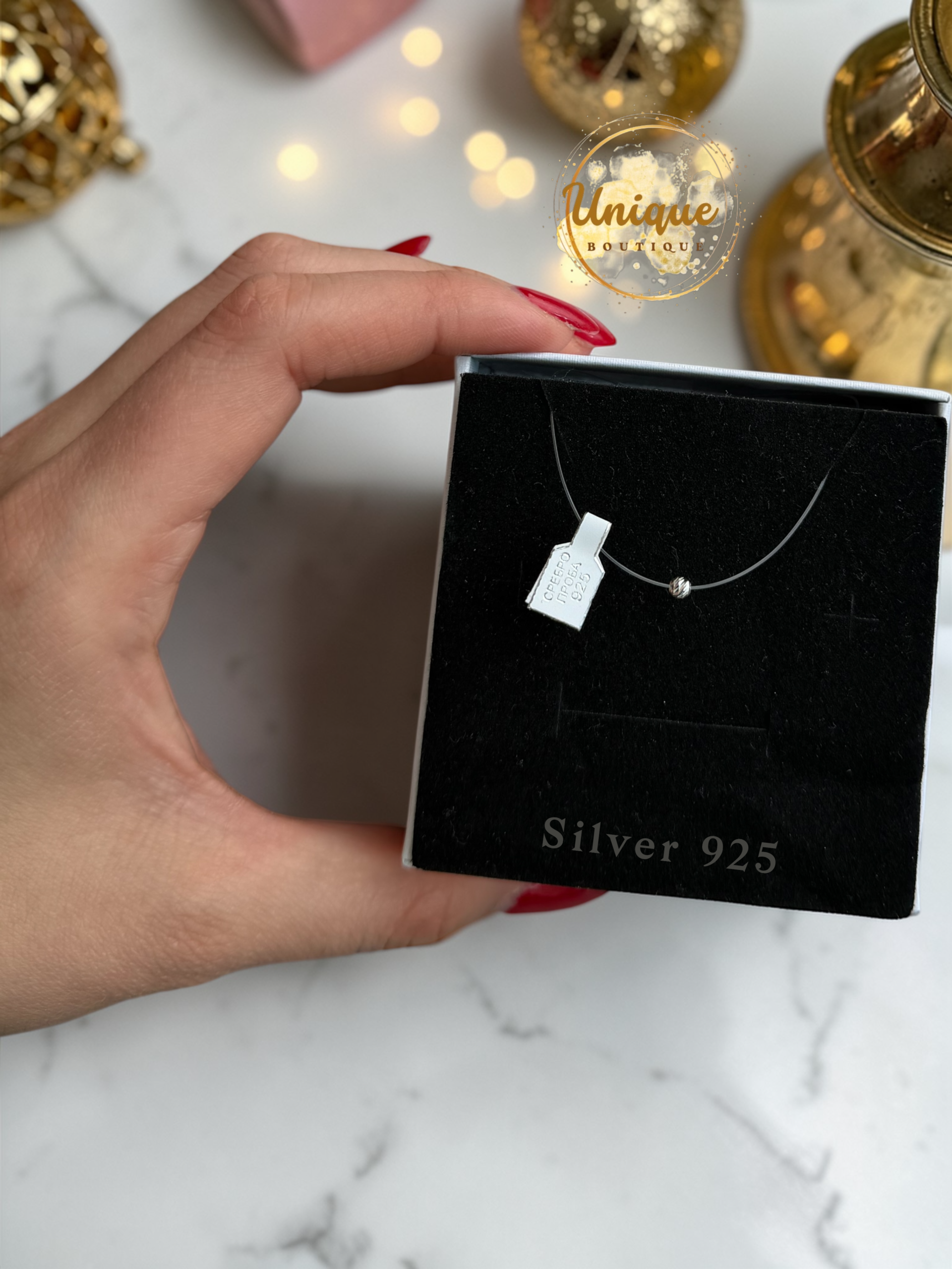 Колиета 1 Колие със сребърно топче