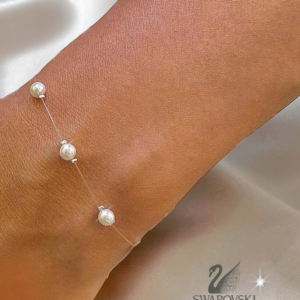 Гривна Swarovski® Pearls White