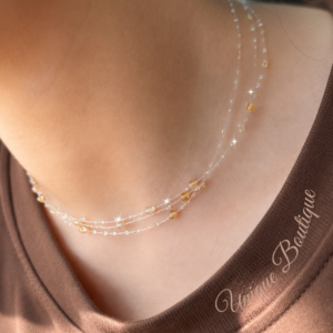 Колие Crystal Veil - Gold