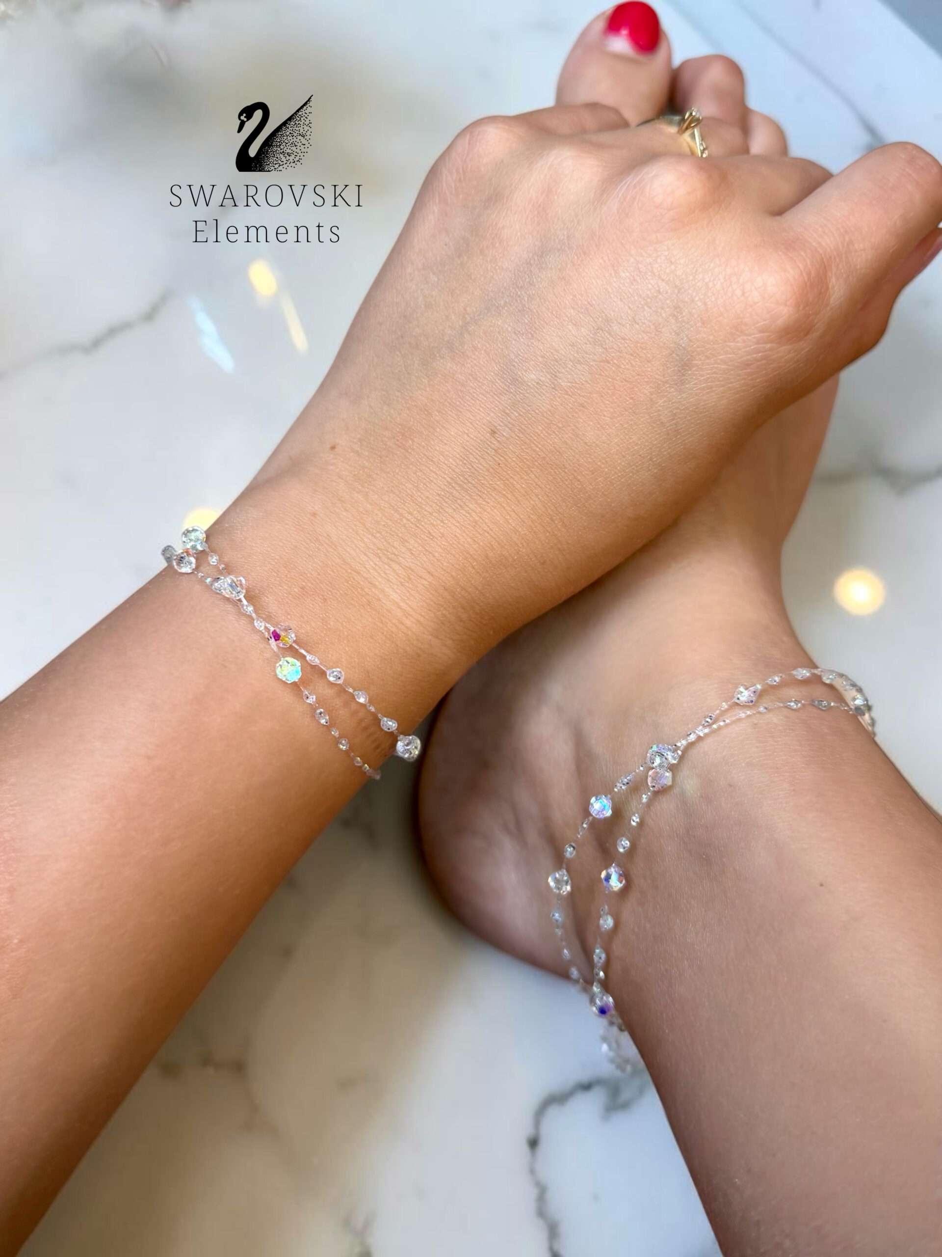 Комплект гривни Crystal Veil AB 1 Комплект гривни Crystal Veil AB
