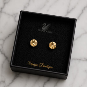 Обеци Swarovski® Golden Shadow