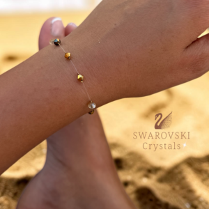 Гривна Swarovski Gold