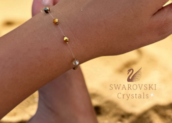 Гривна Swarovski Gold