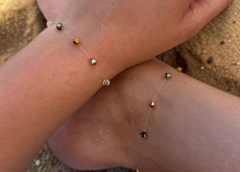 Комплект гривни Gold Swarovski