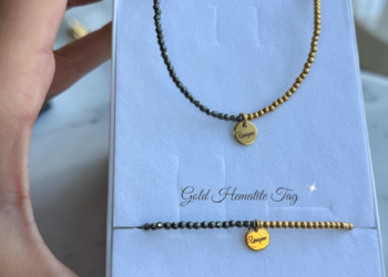 Комплект Hematite Tag Gold
