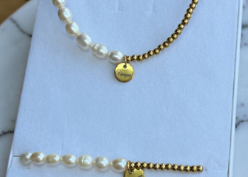 Комплект Gold Pearls Tag
