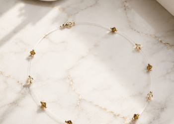 Колие Gold Swarovski