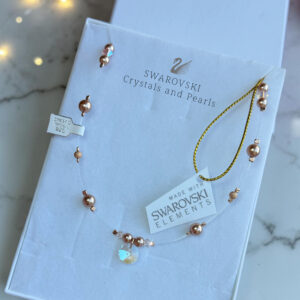 Колие Swarovski® Rose Gold Pearls