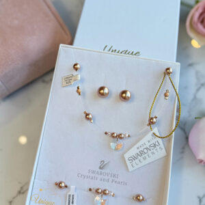 Комплект Rose Gold Swarovski®Pearls