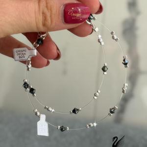 Гривна Silver diamond