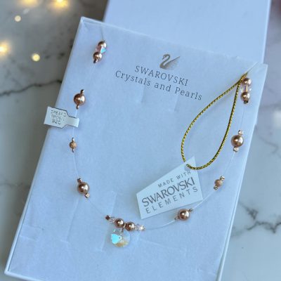 Колие Swarovski® Rose Gold Pearls