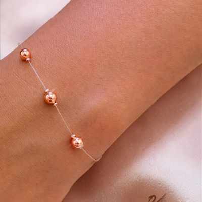 Гривна Swarovski® Pearls – Rose Gold