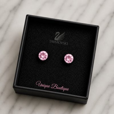 Обеци Swarovski® Light Rose